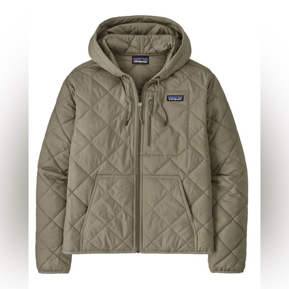 Patagonia Diamond Quilted Bomber Hoody Jacket Medium NWT